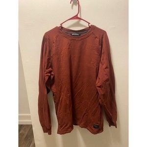 Mens Black Diamond Longsleeve Hiking Crew Shirt Size XL